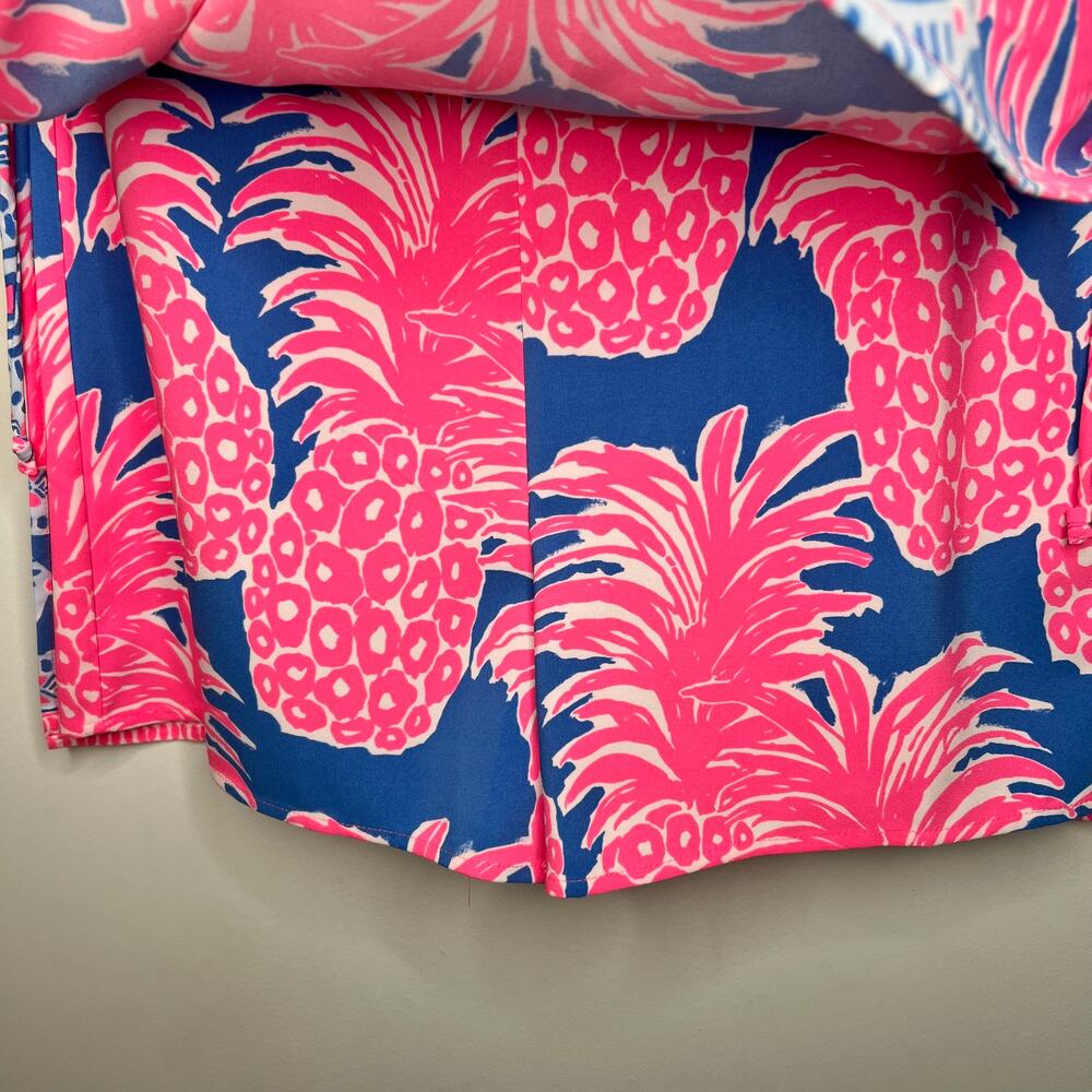 Lilly Pulitzer Blanca Romper Pineapple Mini Dress Size 6 - Picture 4 of 8